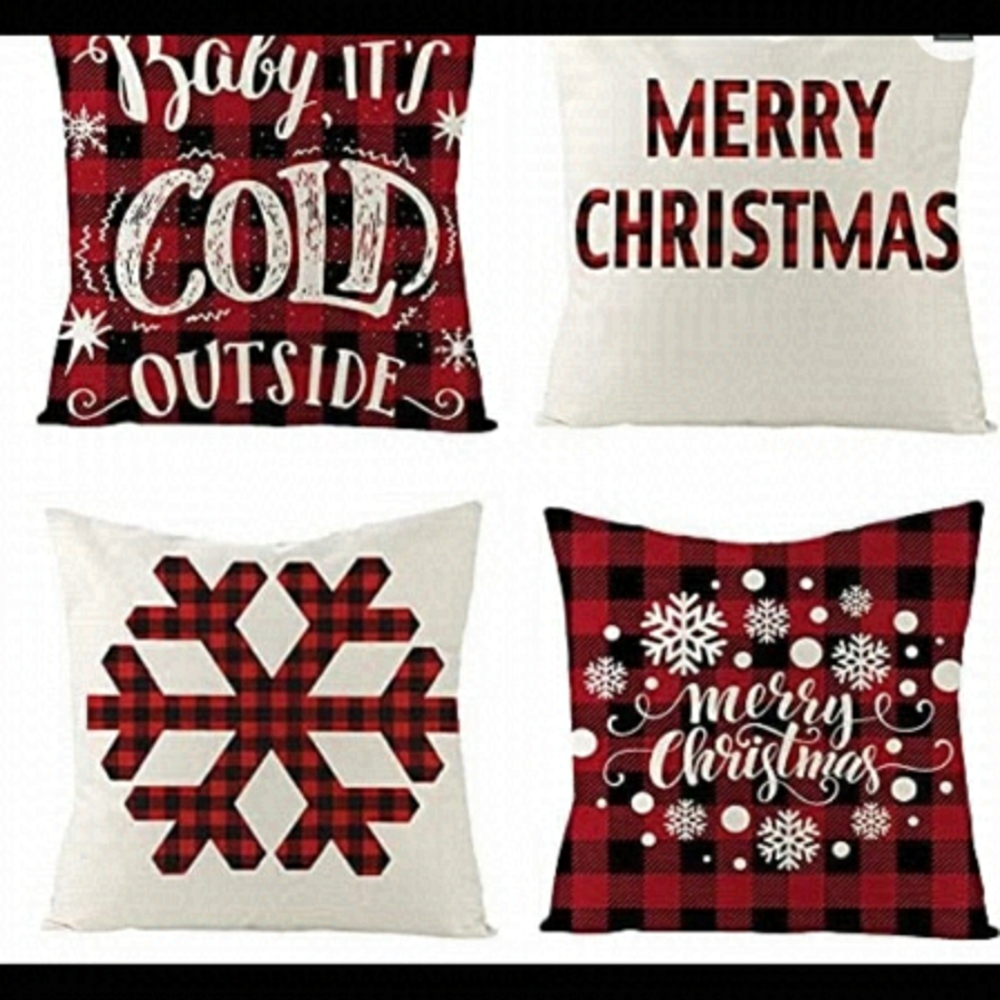 Host Pick! Holiday Decor! 4 Christmas Themed Christmas Throws